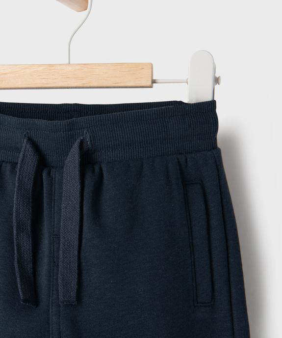 Pantalon de jogging avec ceinture bord-côte bébé garçon vue6 - GEMO 4G BEBE - GEMO