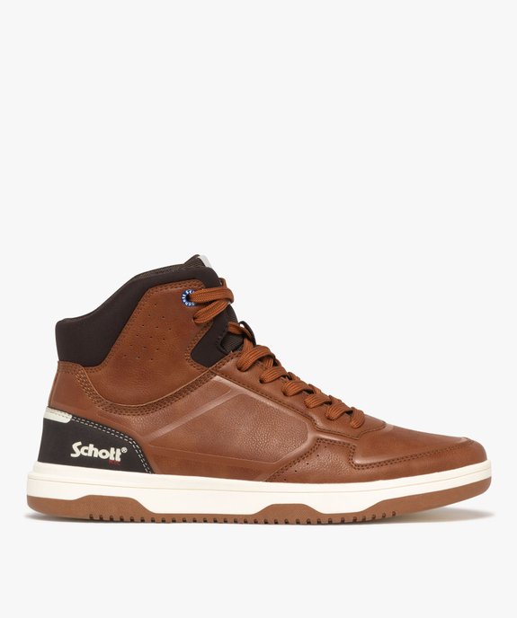 Boots homme mid-cut à lacets style casual - Schott  vue2 - SCHOTT - GEMO