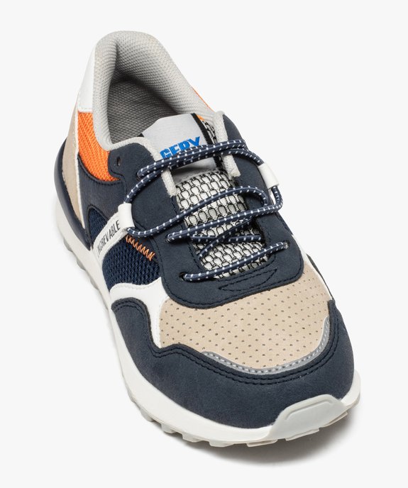 Baskets jogger à lacets pour garçon vue5 - GEPY - GEMO