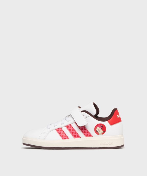 Baskets GrandCourt motif Minnie Mouse fille - Adidas x Disney vue1 - ADIDAS - GEMO
