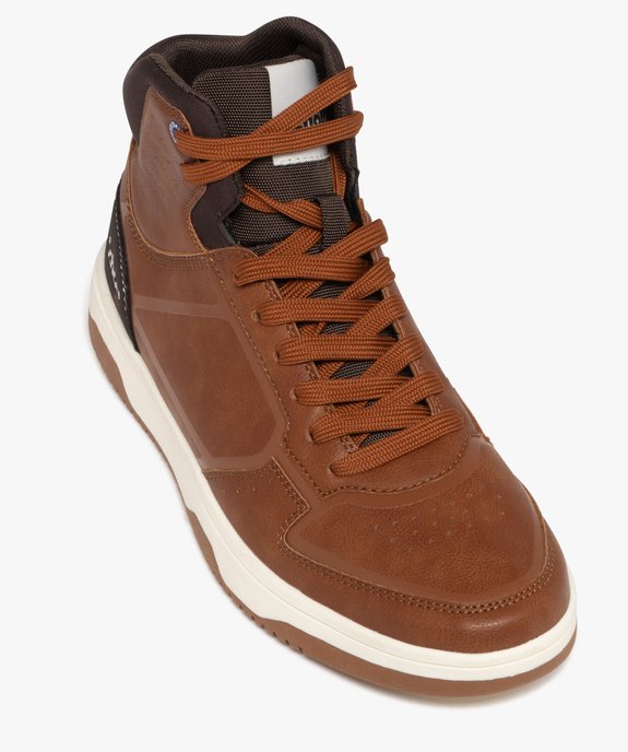 Boots homme mid-cut à lacets style casual - Schott  vue6 - SCHOTT - GEMO