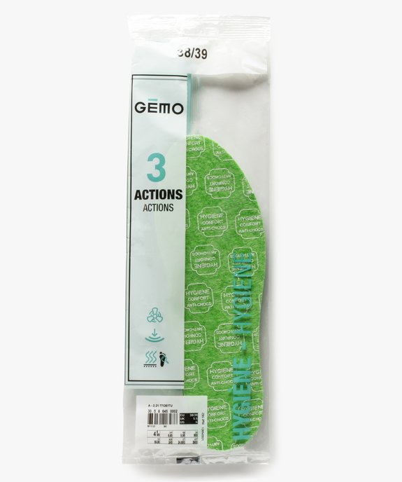Semelles intérieures 3 actions - Gémo vue2 - GEMO(ENTRETIEN) - GEMO