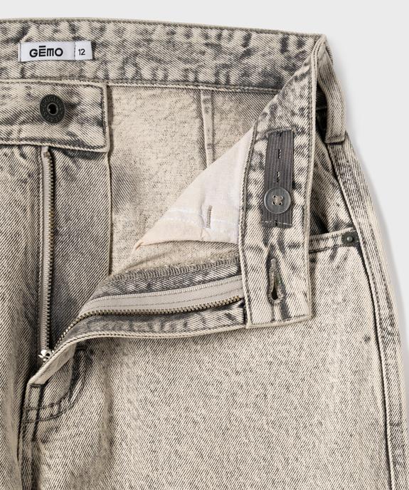 Jean Baggy coloris délavé garçon vue2 - GEMO (JUNIOR) - GEMO