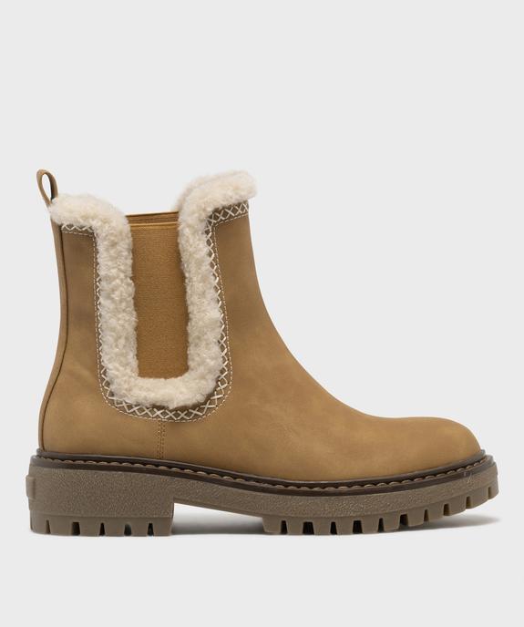 Chelsea boots avec semelle crantée femme - 5 Miles vue2 - 5 MILES - GEMO