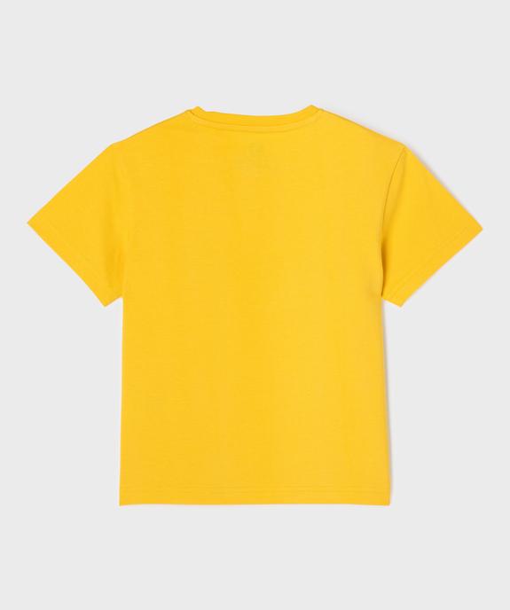 Tee-shirt large imprimé campus garçon vue3 - CAMPS GEMO FOR GOOD - GEMO