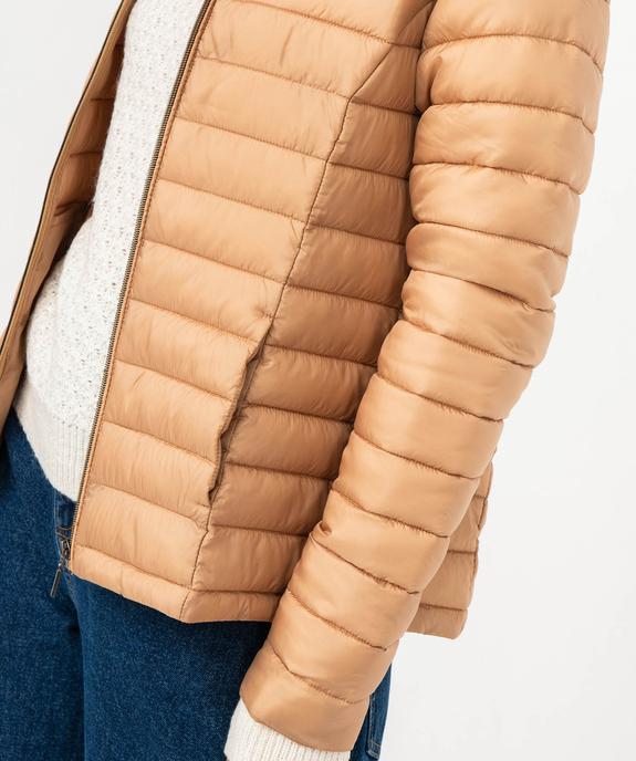 Doudoune à capuche rembourrage fin femme vue2 - GEMO 4G FEMME - GEMO