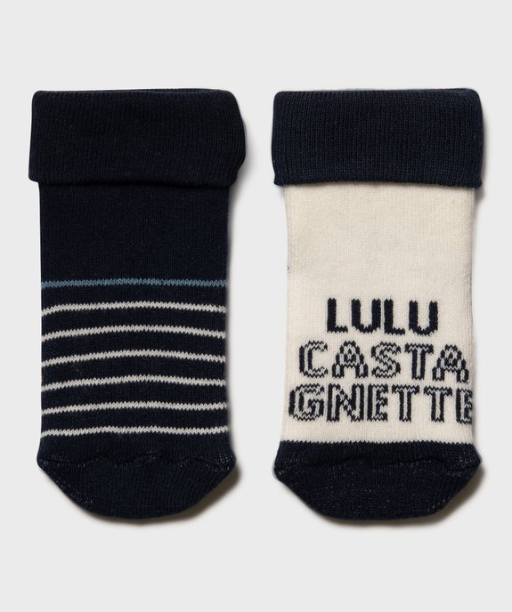Bottons en maille bouclette bébé garçon (lot de 2) - LuluCastagnette vue1 - LULUCASTAGNETTE - GEMO
