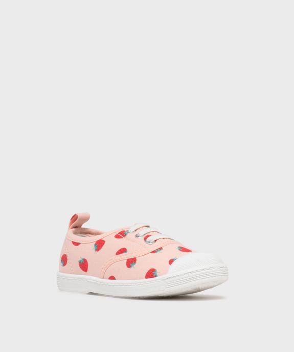 Tennis en toile à motifs fille - Lovely Wings vue2 - LOVELY WINGS GEMO FOR GOOD - GEMO