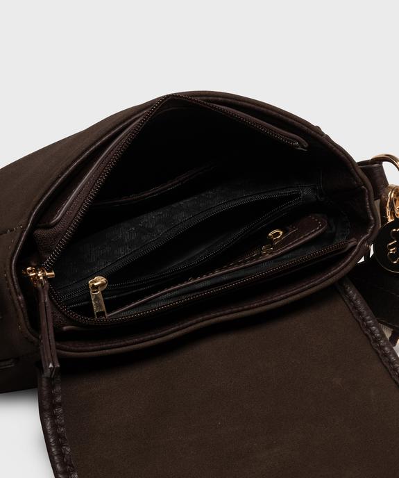 Sac besace avec deux bandoulières amovibles femme - LuluCastagnette vue3 - LULU CASTAGNETT - GEMO