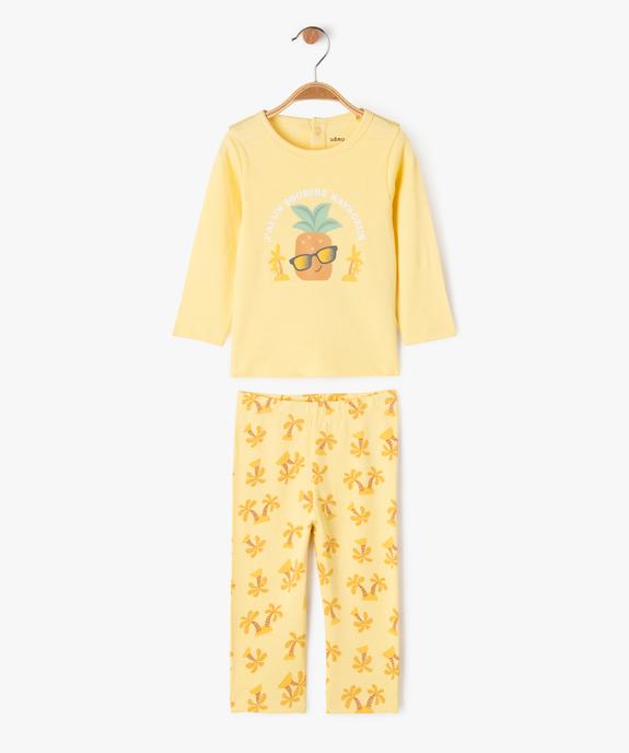 Pyjama 2 pièces à motifs exotiques bébé garçon vue1 - GEMO 4G BEBE - GEMO