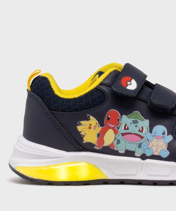 Baskets lumineuses à scratchs Pokémon garçon vue6 - POKEMON - GEMO