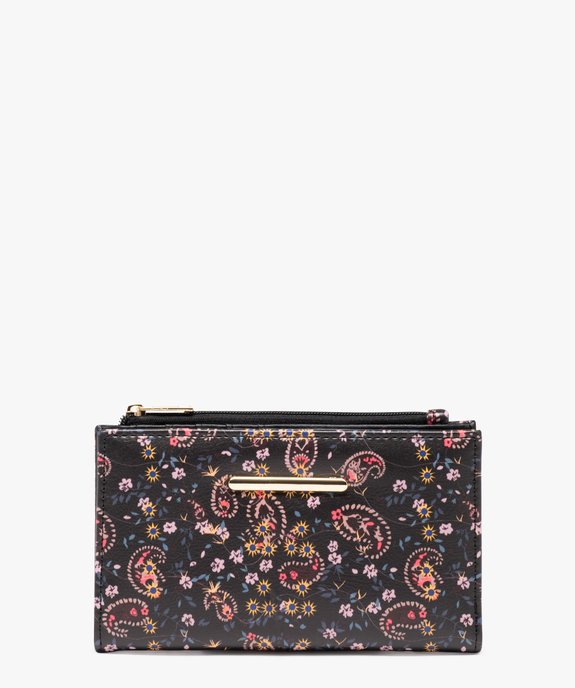 Porte-monnaie à motifs fleuris femme vue1 - GEMO (ACCESS) - GEMO