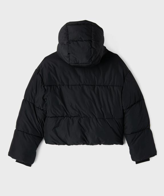 Parka courte et large à capuche fille vue7 - GEMO 4G FILLE - GEMO