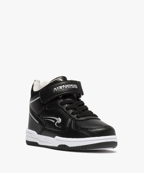 Baskets garçon semi-montantes à scratch - Airness vue2 - AIRNESS - GEMO