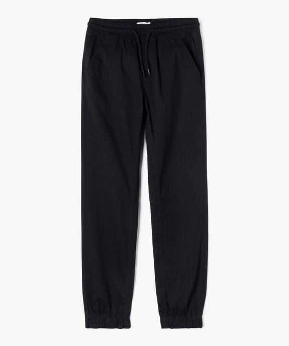 Pantalon jogger coupe slim garçon vue6 - GEMO (JUNIOR) - GEMO