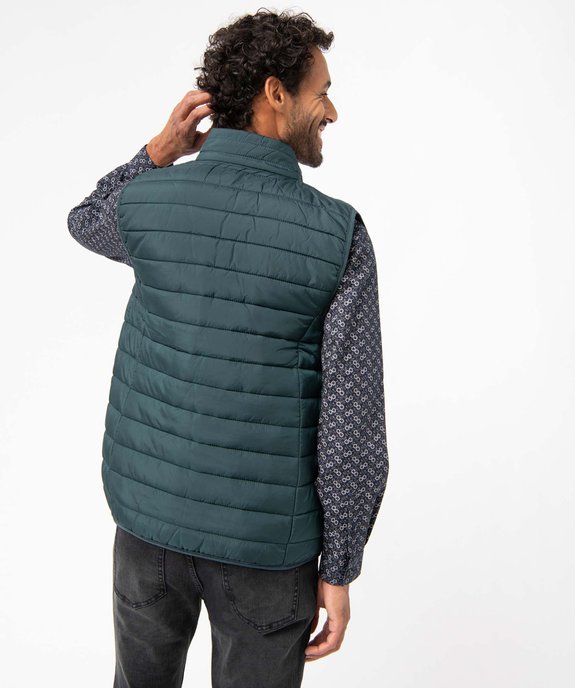 Blouson homme matelassé sans manches vue3 - GEMO 4G HOMME - GEMO