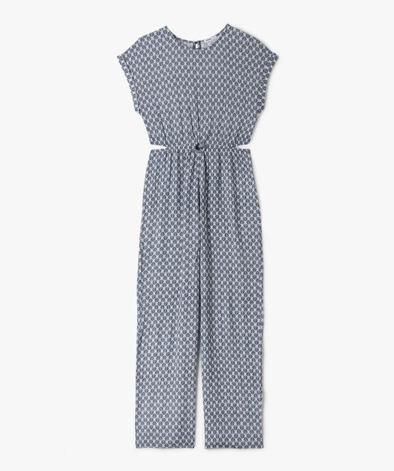 Combinaison pantalon avec ouvertures à la taille fille vue2 - GEMO (JUNIOR) - GEMO