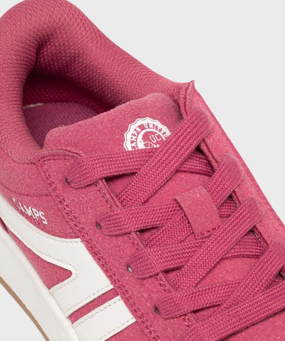 Baskets à lacets esprit campus fille - Camps United vue6 - CAMPS US - GEMO