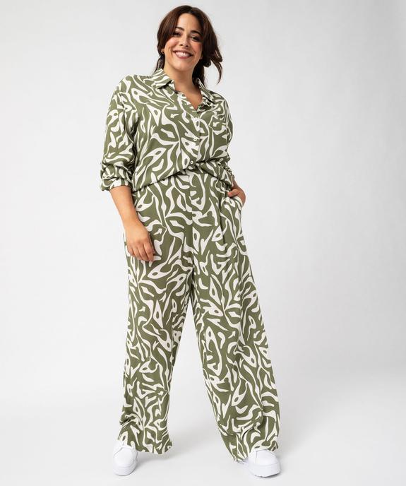 Chemise imprimée femme grande taille vue5 - GEMO (G TAILLE) - GEMO