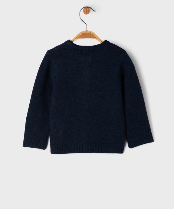 Gilet col rond bébé fille - LuluCastagnette vue4 - LULUCASTAGNETTE - GEMO