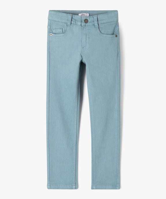 Pantalon chino slim 5 poches garçon vue2 - GEMO (ENFANT) - GEMO