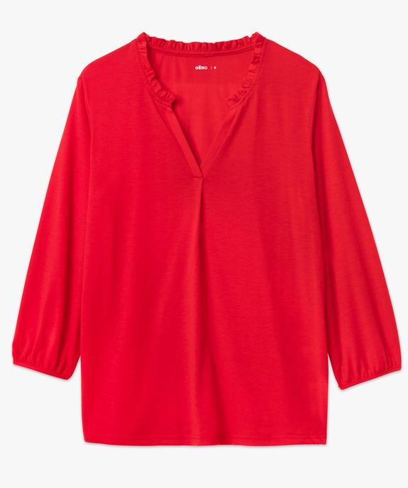 Tee-shirt femme à manches 3/4 vue4 - GEMO 4G FEMME - GEMO