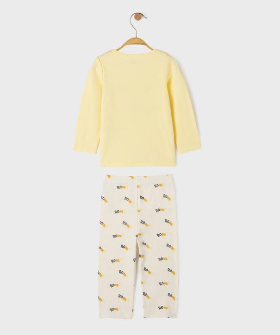 Pyjama 2 pièces motif lion bébé vue4 - GEMO 4G BEBE - GEMO