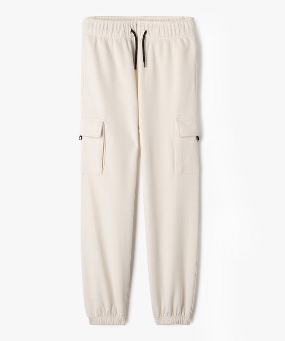 Pantalon cargo molletonné garçon vue1 - GEMO (JUNIOR) - GEMO