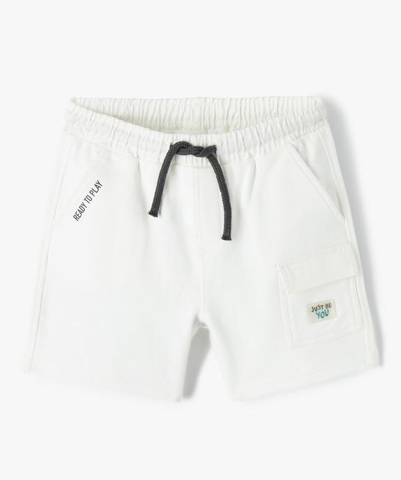 Short bébé garçon en maille avec poche latérale - GEMO(BEBE DEBT) Short bébé garçon en maille avec poche latérale vue1 - GEMO(BEBE DEBT) - GEMO