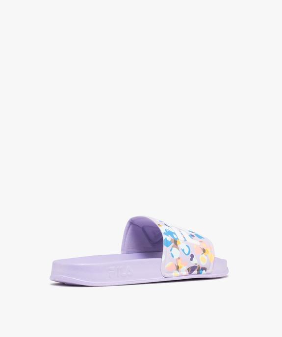Mules de piscine à large bride imprimée femme - FILA vue5 - FILA - GEMO