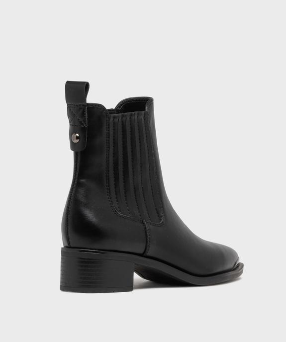 Boots santiags à tige montante élastiquée femme vue5 - FOLLOW ME - GEMO