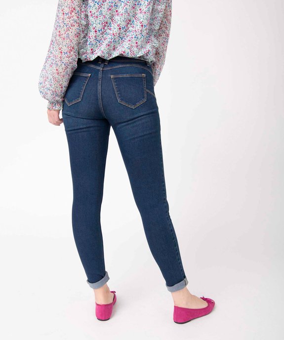 Jegging femme taille haute vue3 - GEMO 4G FEMME - GEMO