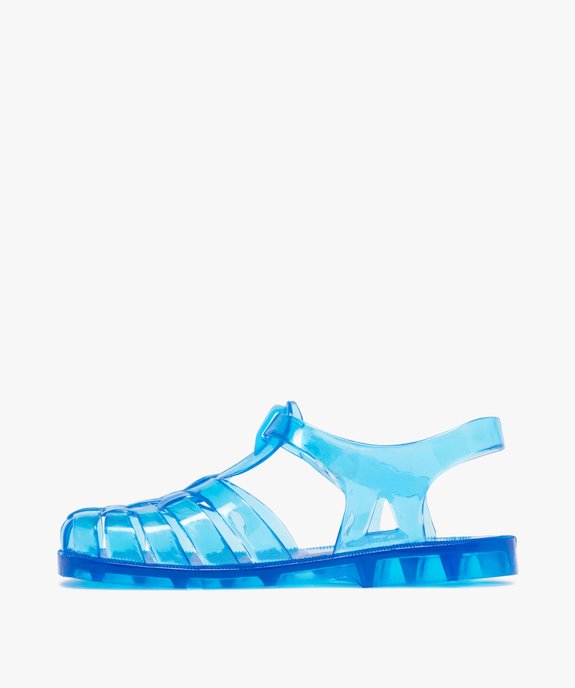 Sandales de plage garçon à multibrides translucides vue3 - GEMO (PLAGE) - GEMO