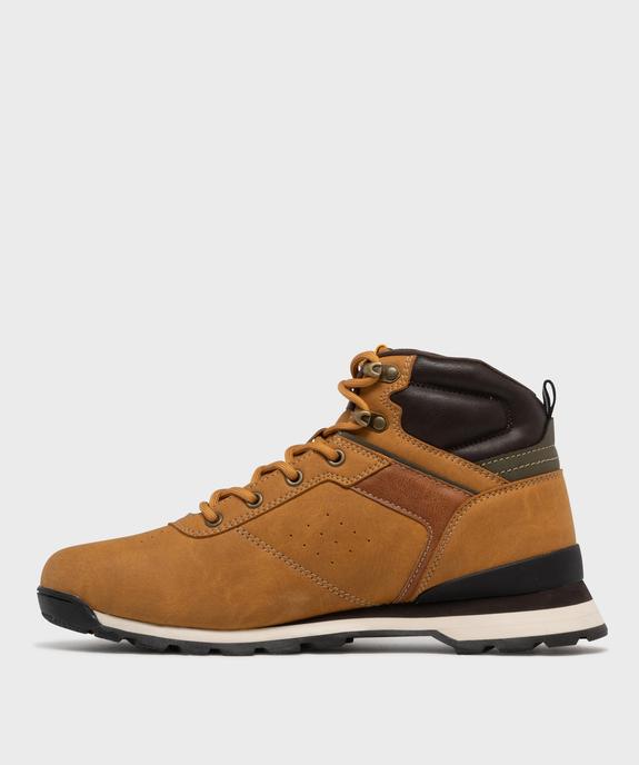 Chaussures montantes esprit randonnée homme - Schott N.Y.C. vue4 - SCHOTT - GEMO