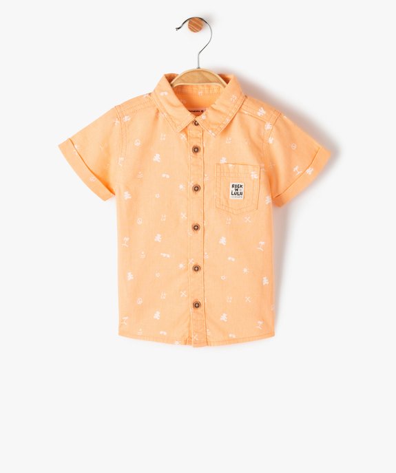 Chemise bébé garçon imprimée – LuluCastagnette vue1 - LULUCASTAGNETTE - GEMO