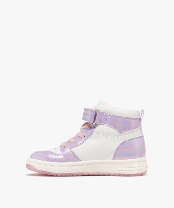 Baskets montantes à paillettes et reflets irisés fille vue4 - LOVELY WINGS GEMO FOR GOOD - GEMO