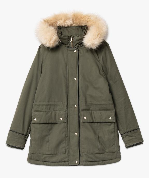 Parka à capuche et doublure chaude femme vue4 - GEMO(FEMME PAP) - GEMO