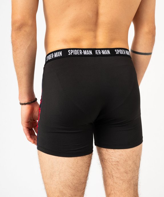 Boxer homme microfibre imprimé Spiderman - Freegun vue3 - SPIDERMAN - GEMO