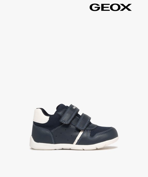 Chaussures premiers pas bébé garçon baskets à double scratch - Geox vue1 - GEOX - GEMO