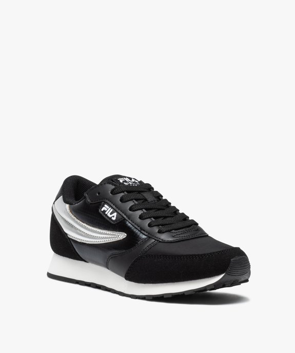 Baskets femme à lacets avec empiècement brillant- Fila Orbit Low vue2 - FILA - GEMO