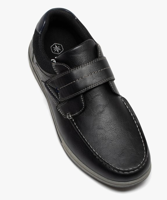 Chaussures confort esprit bateau à scratch homme - G'Flex vue5 - G'FLEX - GEMO