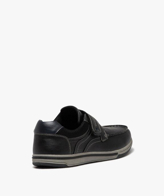 Chaussures confort esprit bateau à scratch homme - G'Flex vue4 - G'FLEX - GEMO