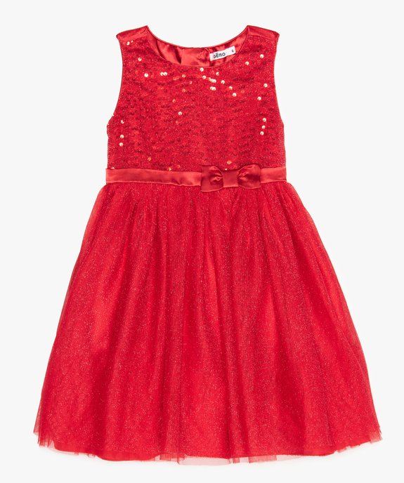 robe rouge gemo