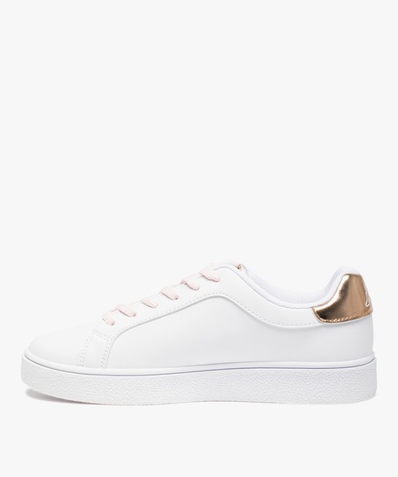 Tennis femme à lacets et détails brillants – Kappa San Glimo vue3 - KAPPA - GEMO