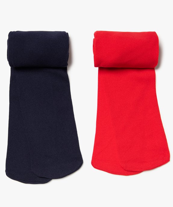 Collants fille semi-opaques unis (lot de 2) vue1 - GEMO (ENFANT) - GEMO