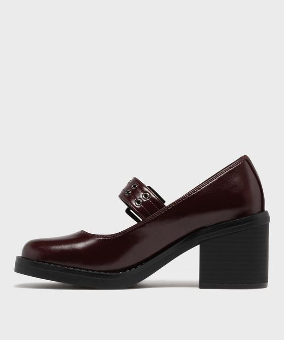 Chaussures à talon Mary Jane à semelle épaisse femme vue4 - 5 MILES - GEMO