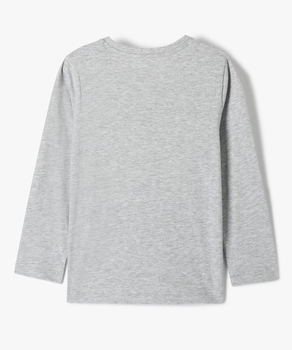 Tee-shirt manches longues sequins garçon vue4 - GEMO (ENFANT) - GEMO