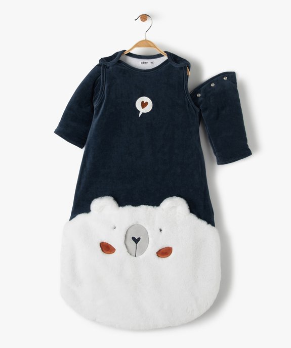 Gigoteuse bébé à manches amovibles avec motif animal vue2 - GEMO(BB COUCHE) - GEMO