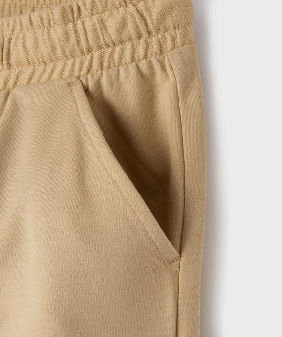 Pantalon molleton coupe slim garçon vue2 - GEMO (ENFANT) - GEMO