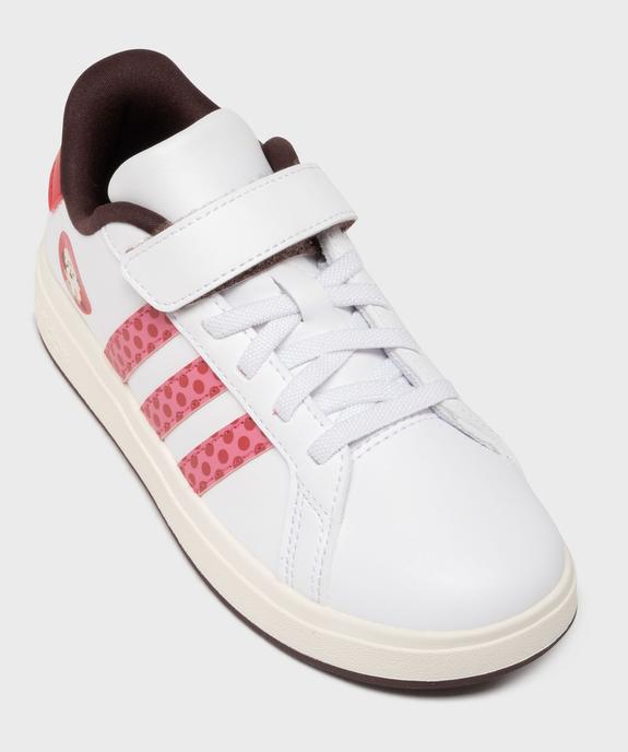 Baskets GrandCourt motif Minnie Mouse fille - Adidas x Disney vue11 - ADIDAS - GEMO